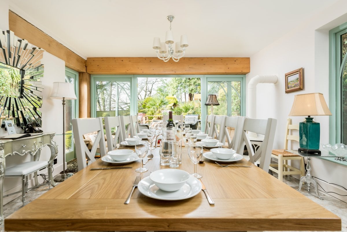 Forest Drove - eat together in the new extension dining room